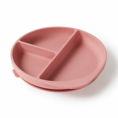 Silicone Suction Plate Rose
