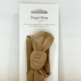 Snuggle Topknot Headband | Caramel