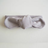Snuggle Topknot Headband | Classic Grey