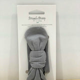 Snuggle Topknot Headband | Classic Grey
