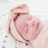 Snuggle Topknot Headband | Blush Pink