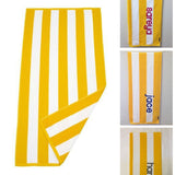 Personalised Beach Towel | Yellow