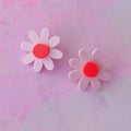 Lottie Stud | Pink and Neon Red