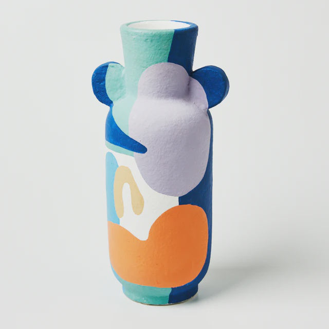 Shape Art Blue Vase